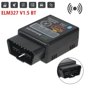 Herramientas de diagnóstico de coche de 16 pines, 12V, V1.5 ELM327, lector de código OBD2, escáner, Bluetooth 5,1, adaptador de interfaz OBD 2, probador de motor automático